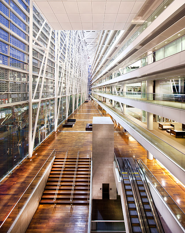 Intérieur de l'Édifice Jacques‑Parizeau