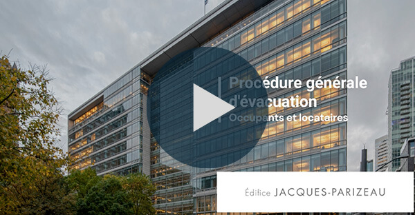 Vidéo : procédure générale d'évacuation